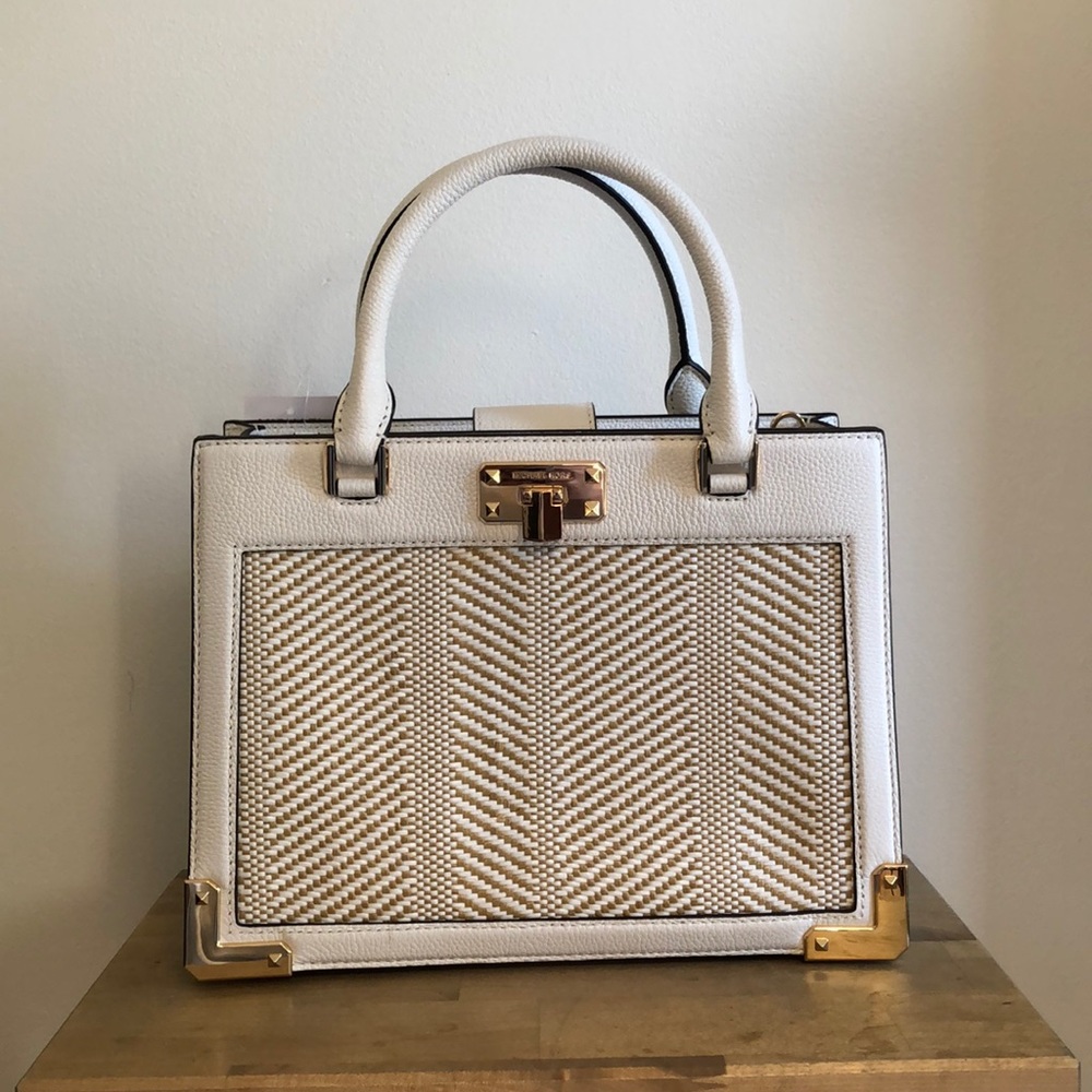 NWT Michael Kors Kingsley Accordion Satchel